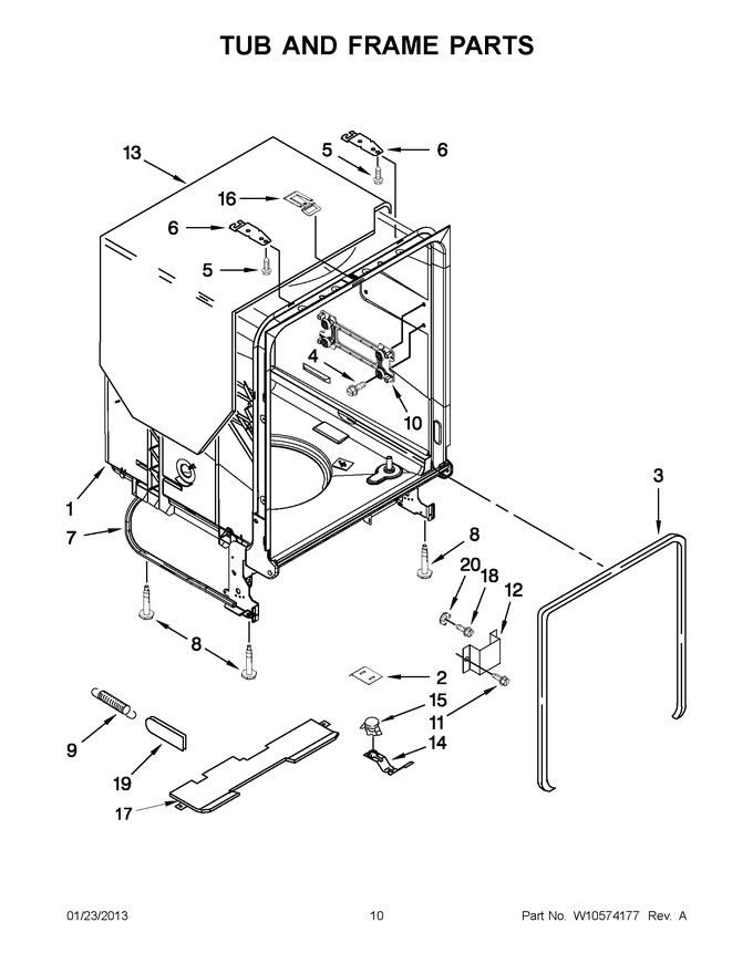 Diagram for WDF530PSYM4