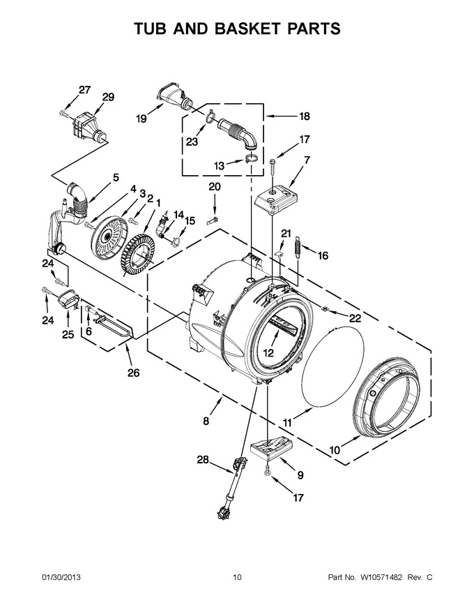 Diagram for WFW86HEBC0