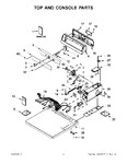 Diagram for 01 - Top And Console Parts