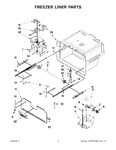 Diagram for 06 - Freezer Liner Parts