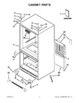 Diagram for 01 - Cabinet Parts