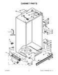 Diagram for 01 - Cabinet Parts