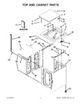 Diagram for 01 - Top And Cabinet Parts