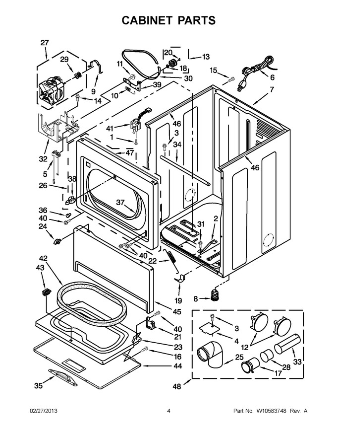 Diagram for WGD5600XW2