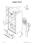 Diagram for 01 - Cabinet Parts
