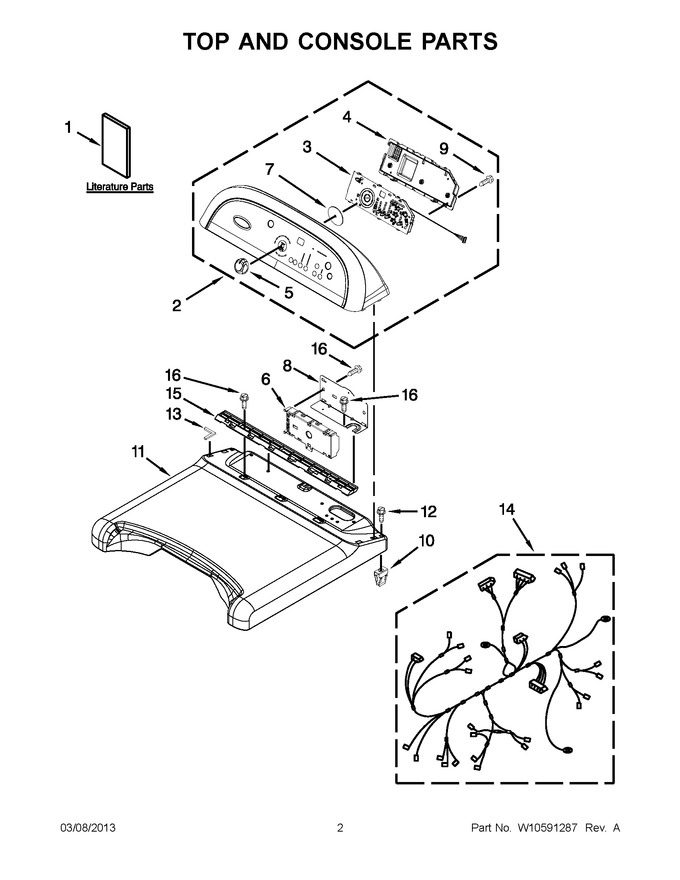 Diagram for YWED8400YW2