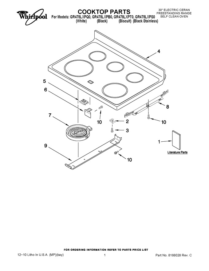 Diagram for GR478LXPB0