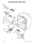 Diagram for 03 - Refrigerator Liner Parts