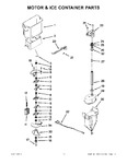 Diagram for 05 - Motor & Ice Container Parts