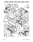 Diagram for 02 - Lower Cabinet And Front Panel Parts