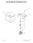 Diagram for 09 - Motor And Ice Container Parts