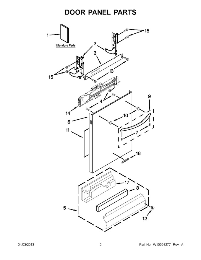 Diagram for KUDC10FXWH6