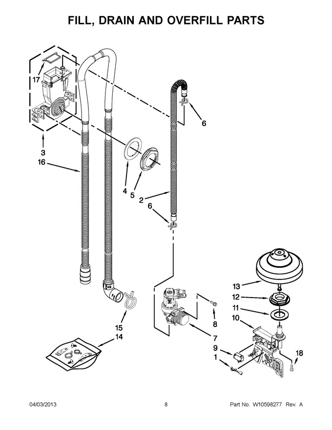 Diagram for KUDC10FXWH6