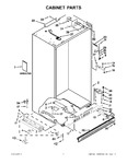 Diagram for 01 - Cabinet Parts