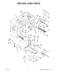 Diagram for 04 - Freezer Liner Parts