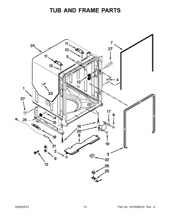 Diagram for KUDC10IXBL8