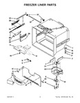 Diagram for 02 - Freezer Liner Parts