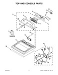 Diagram for 01 - Top And Console Parts