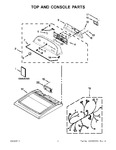 Diagram for 01 - Top And Console Parts