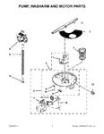 Diagram for 06 - Pump, Washarm And Motor Parts