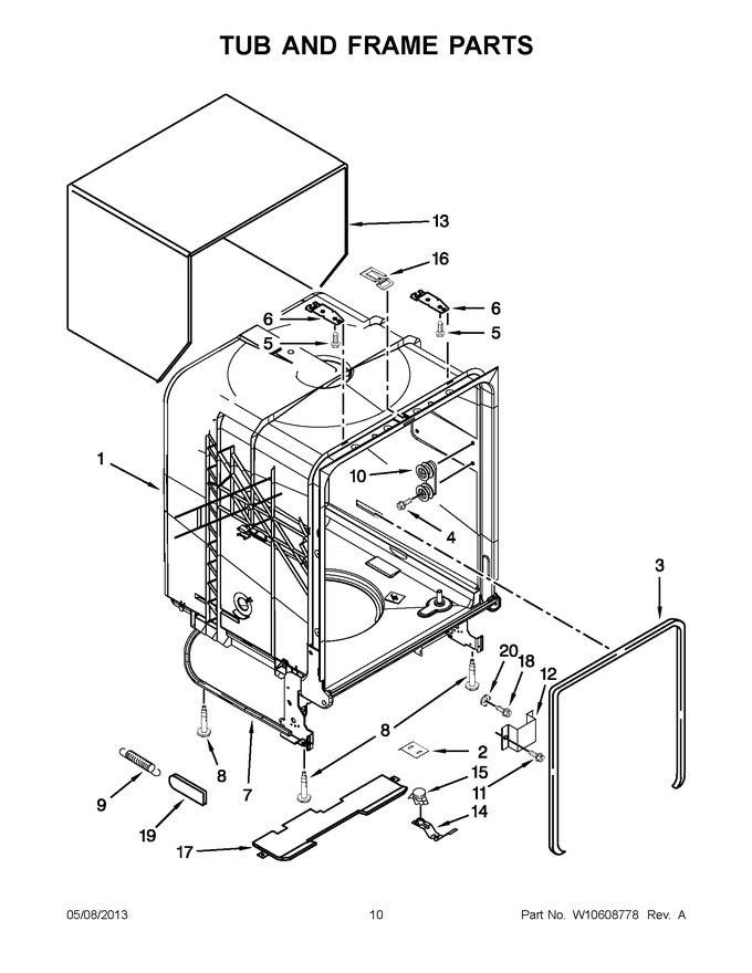 Diagram for WDF510PAYT8