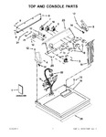 Diagram for 01 - Top And Console Parts