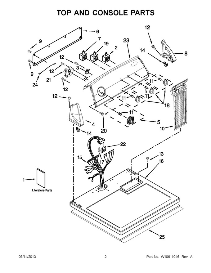 Diagram for WGD4900XW4