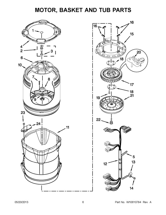 Diagram for WTW8500BC0