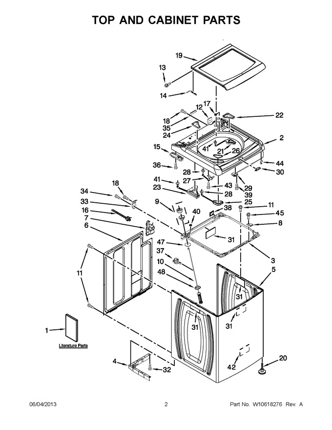 Diagram for WTW8540BW0