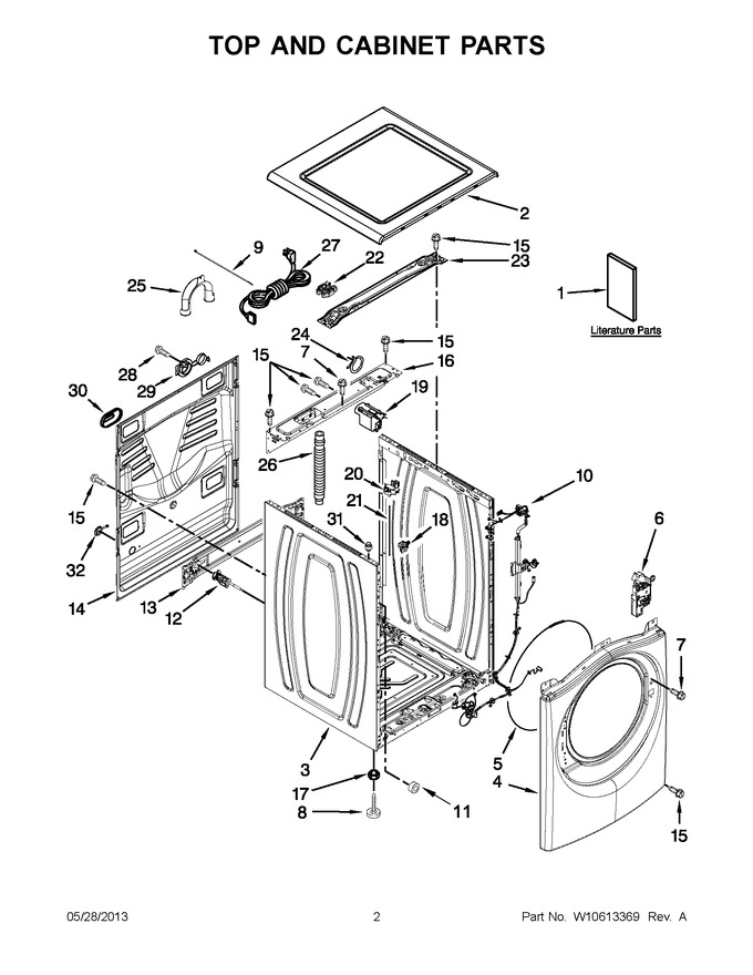 Diagram for WFW70HEBW1
