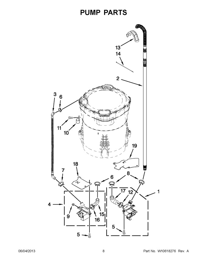 Diagram for WTW8540BW0