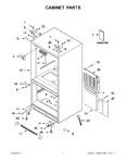 Diagram for 01 - Cabinet Parts