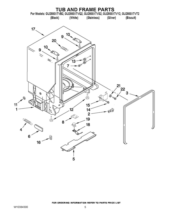 Diagram for GU2800XTVT2