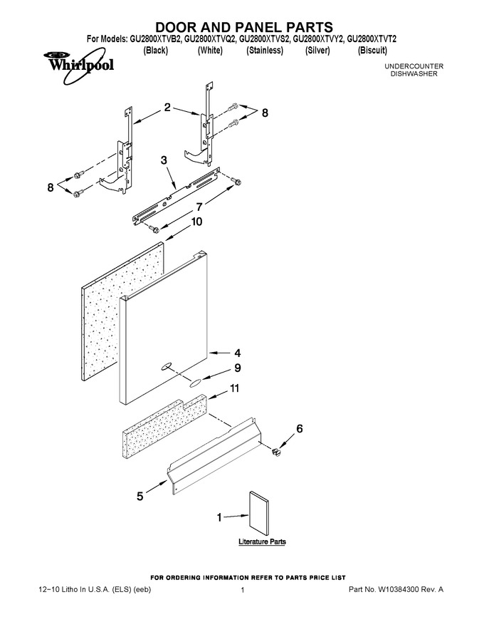Diagram for GU2800XTVT2