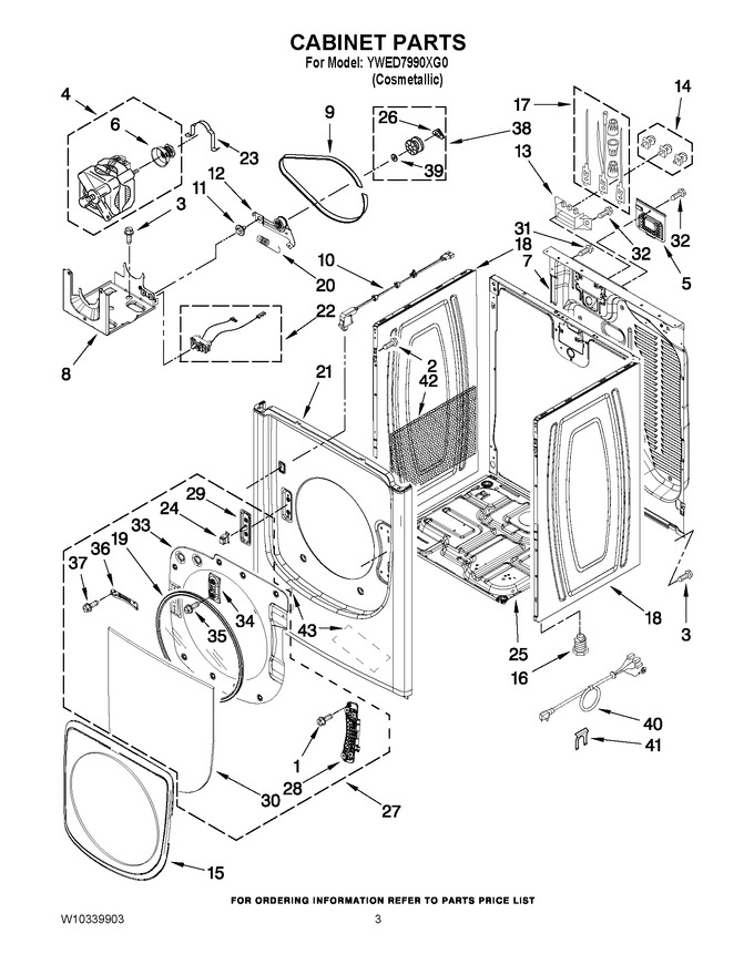Diagram for YWED7990XG0