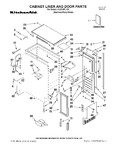Diagram for 01 - Cabinet Liner And Door Parts