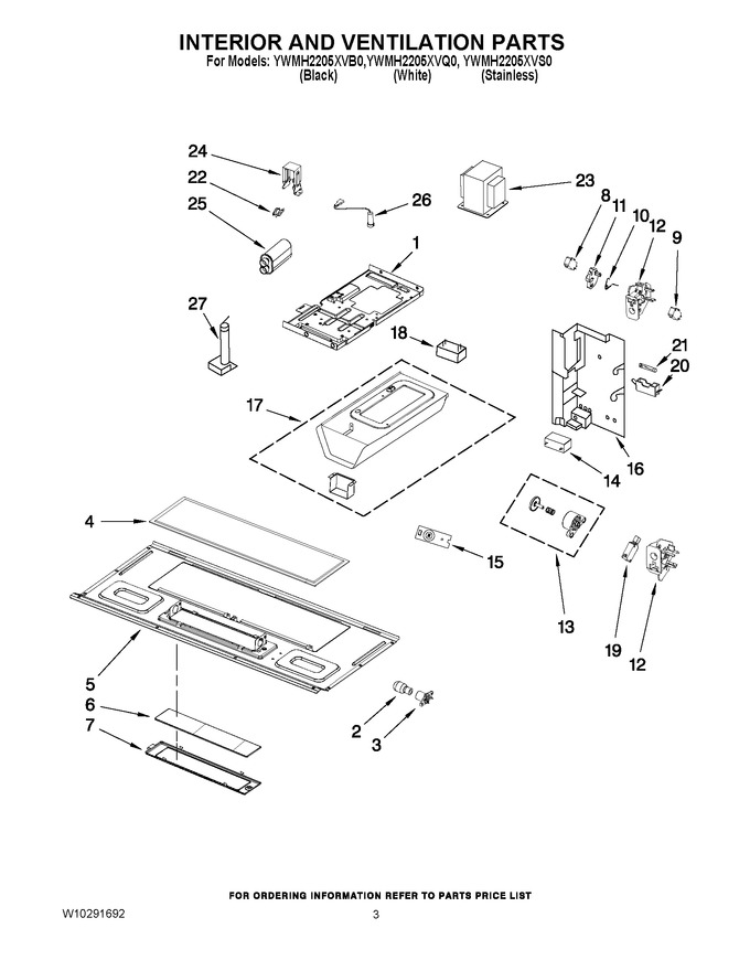 Diagram for YWMH2205XVS0