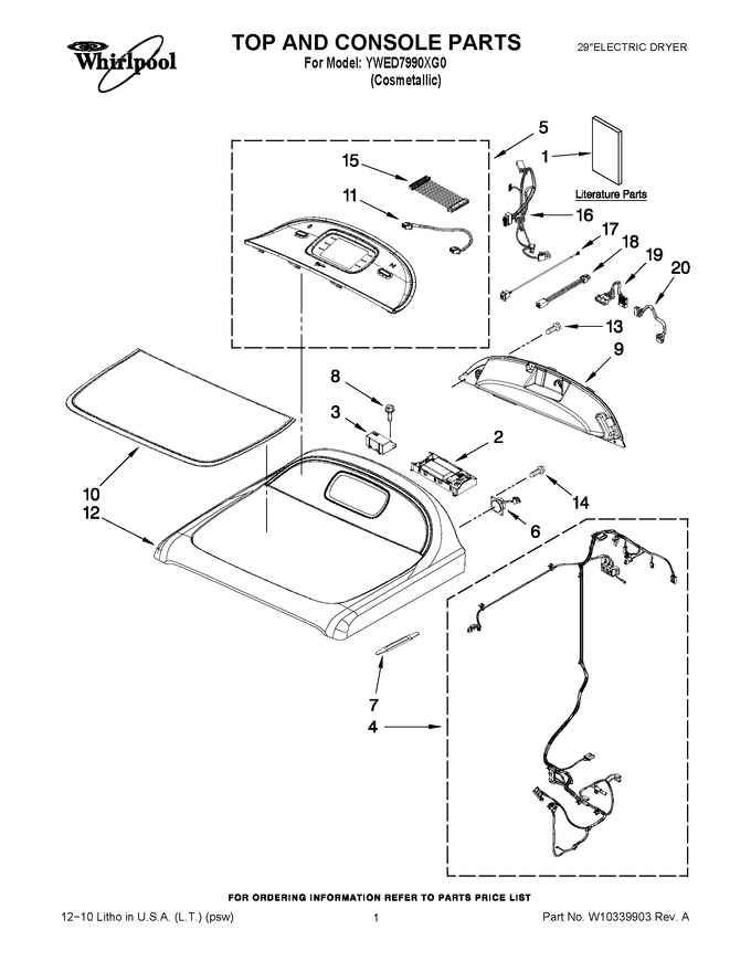 Diagram for YWED7990XG0