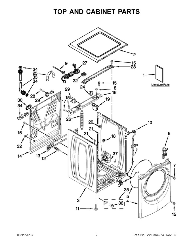 Diagram for WFW94HEXR0