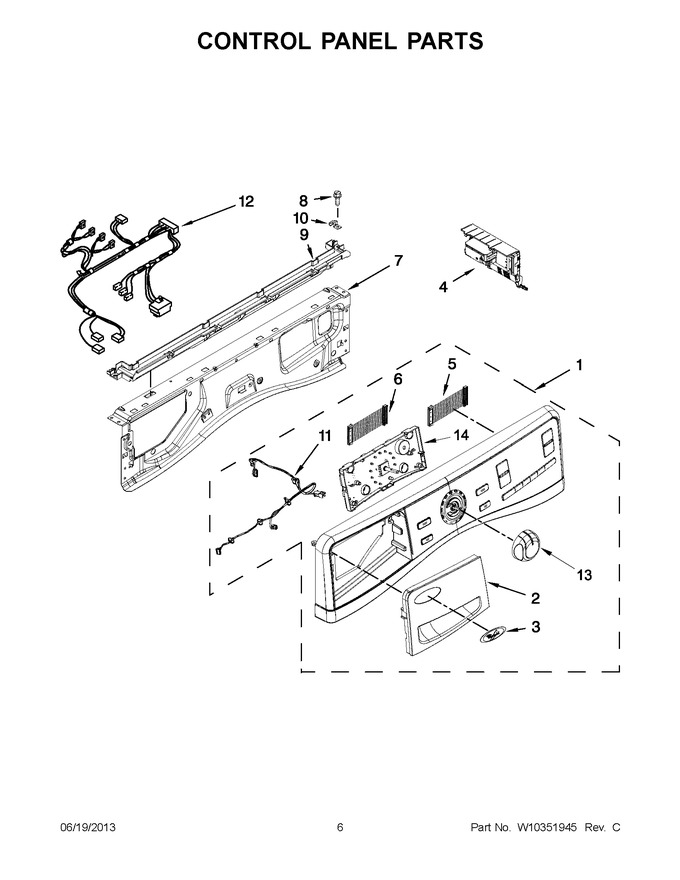 Diagram for WFW95HEXR0
