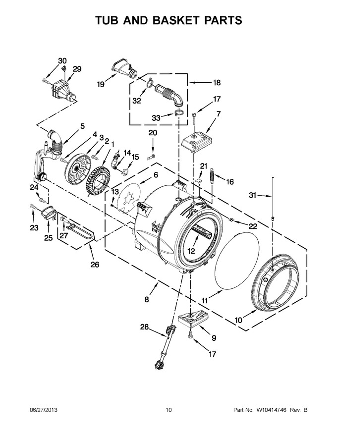 Diagram for WFW95HEXW2