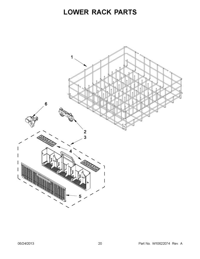 Diagram for WDF530PLYW6
