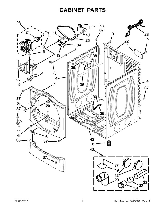 Diagram for WGD9050XW3