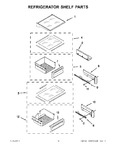 Diagram for 07 - Refrigerator Shelf Parts