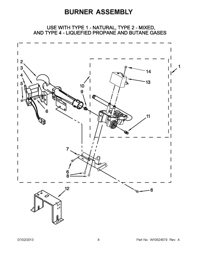 Diagram for CGD126SBW0