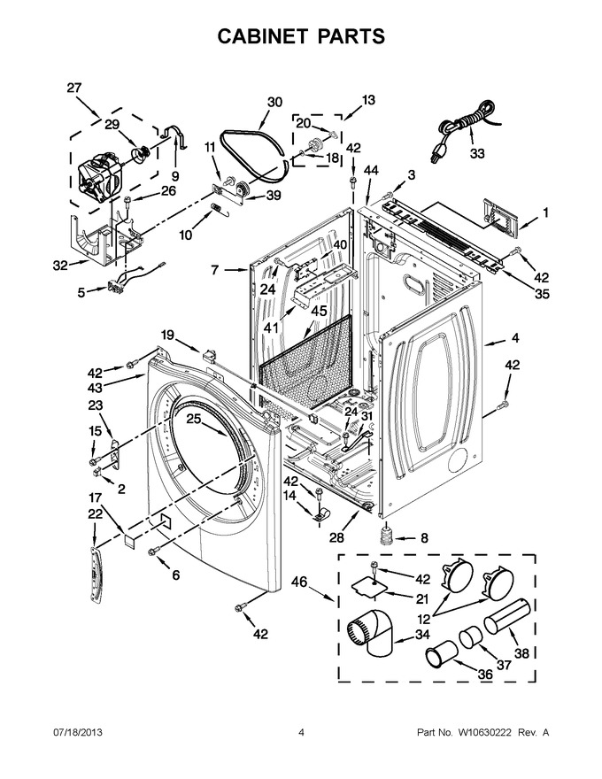 Diagram for WGD80HEBW1