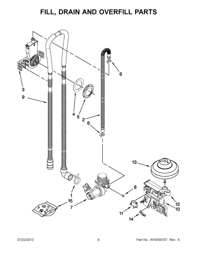 Diagram for IUD3100BW2