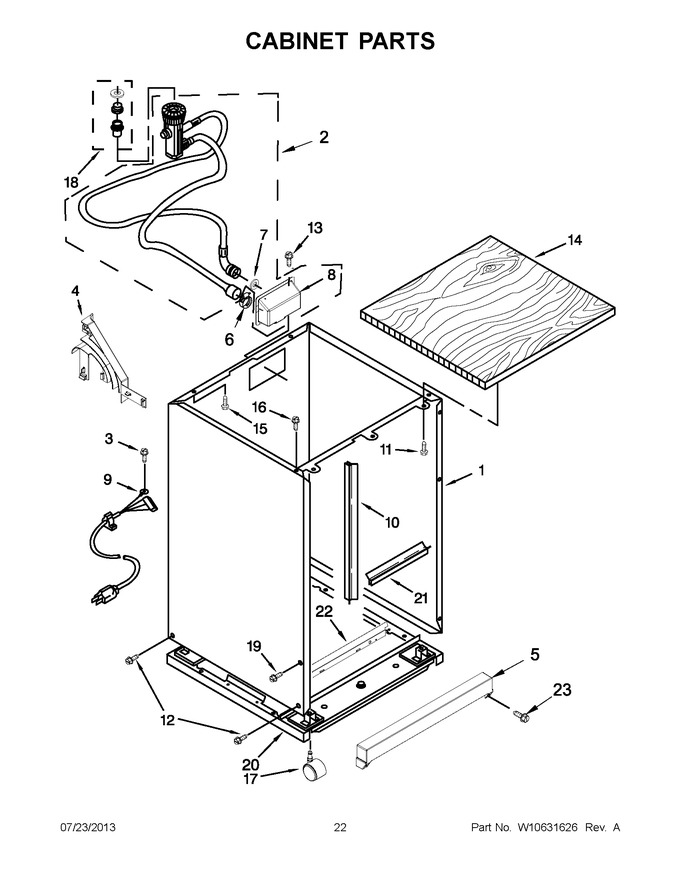 Diagram for WDP350PAAW3