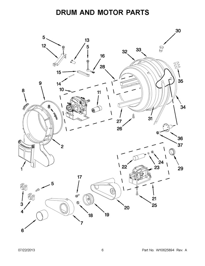 Diagram for YWED7500YW1