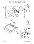 Diagram for 01 - Top And Console Parts